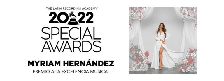Myriam Hernández recibirá el Premio a la Excelencia Musical de los Latin Grammy