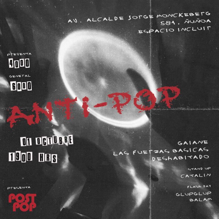 Anti-Pop: una experiencia íntima de indie nacional