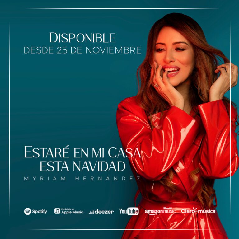 Myriam Hernández vuelve a Chile con un Premio Grammy Latino y nuevo disco de canciones navideñas